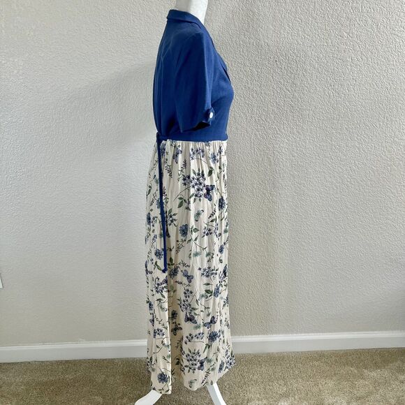 WHIRLAWAY FROCKS Sz 14 Maxi Dress Floral Vintage Prairie Modest Cottagecore USA - Picture 6 of 16